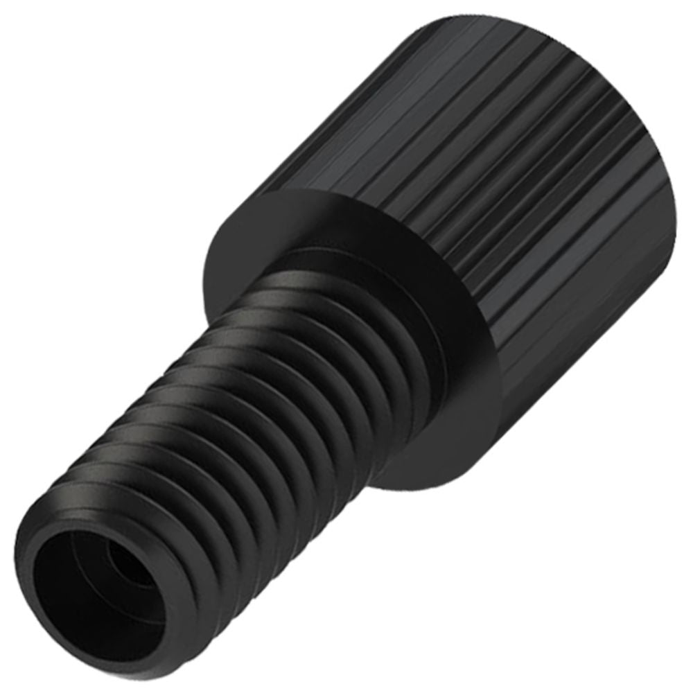 Nut for PMC12 Series Coupling Inserts - 1/4-28 Polypropylene for 1/8" Tubing