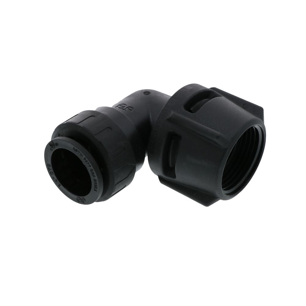 John Guest ProLock Female Elbow Connector NPS - 3/4 CTS x 1 NPS