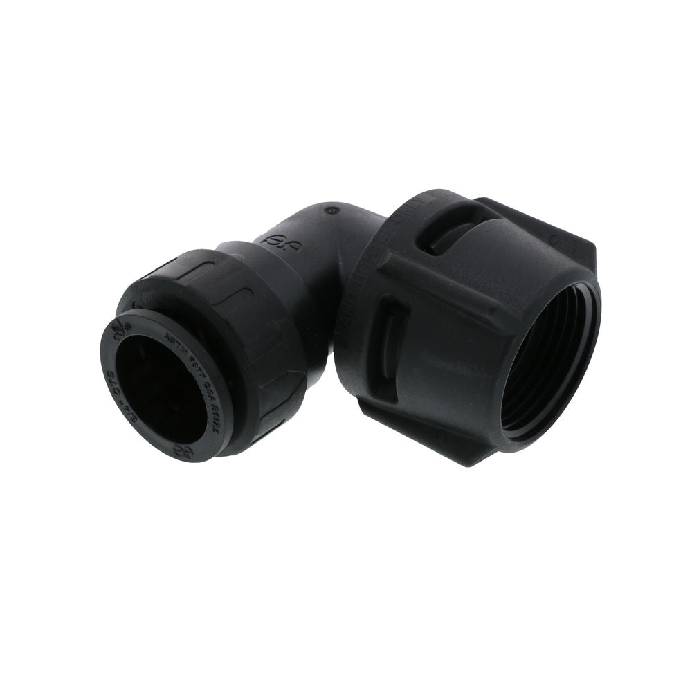 John Guest ProLock Female Elbow Connector NPS - 3/4 CTS x 1 NPS