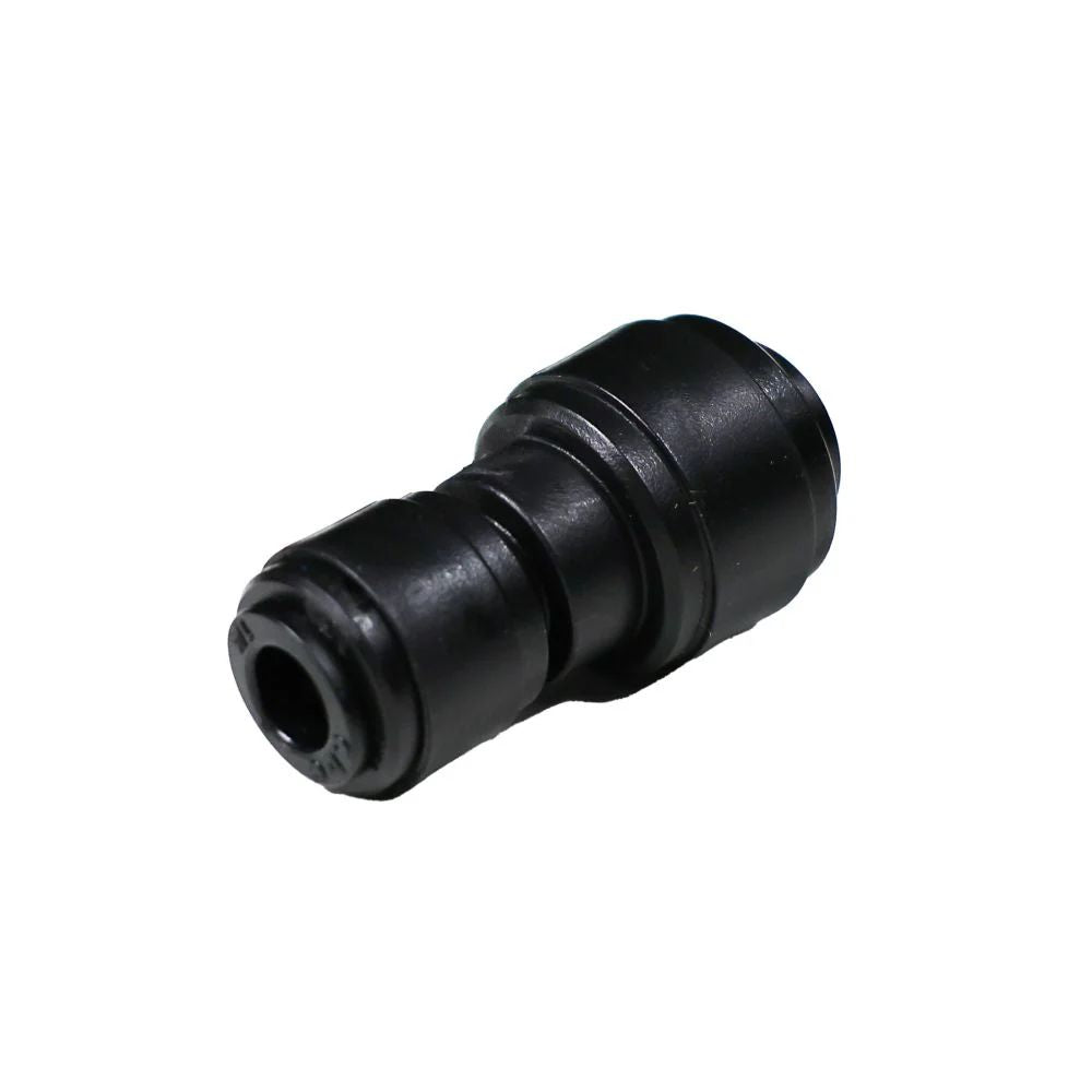 NeoFit - Black Reducing Union Connector- 3/8"tube OD x 3/16"tube OD