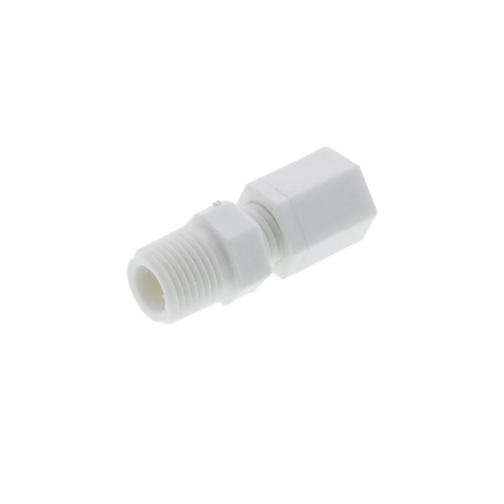 JACO 10-2-2-P-O Polypropylene Male Connector 1/8 OD Tube x 1/8 MPT