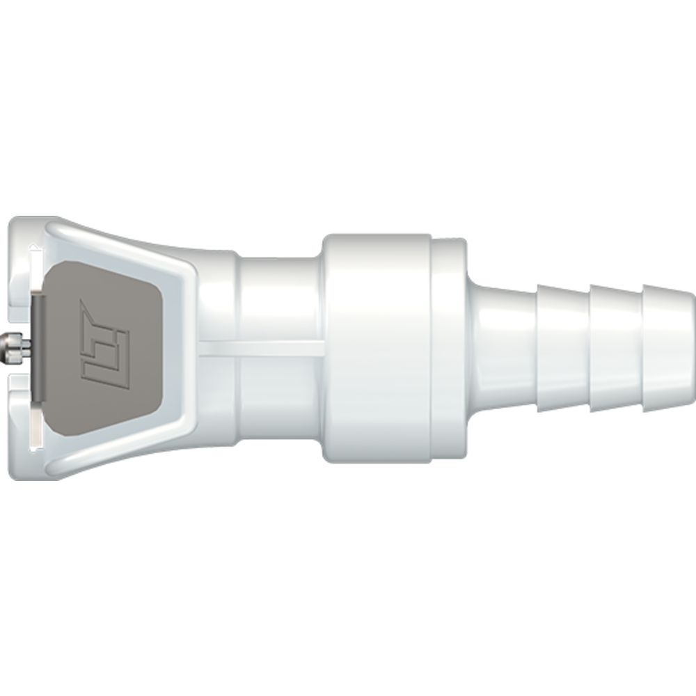 LinkTech 40AC Series Straight Female, Non-valved, 5/16" HB, Natural Acetal