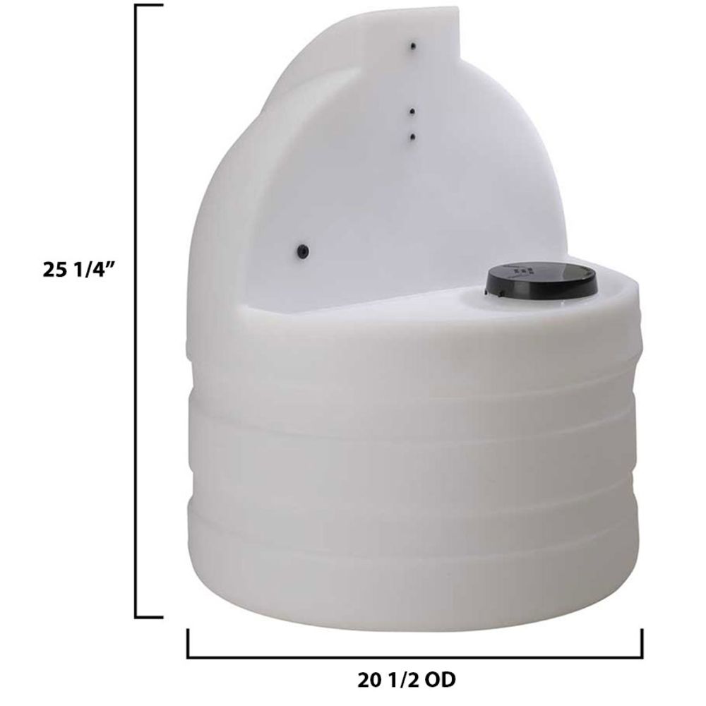 Stenner 15 Gallon Tank White for SVP Series Pumps