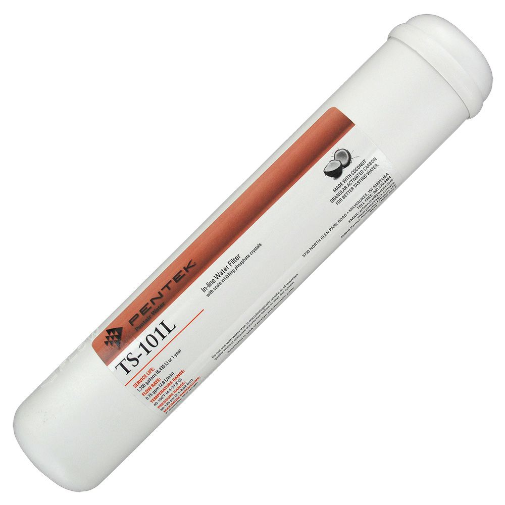 Pentek TS-101L Taste/Odor/Scale Icemaker Filter 1/4" FPT