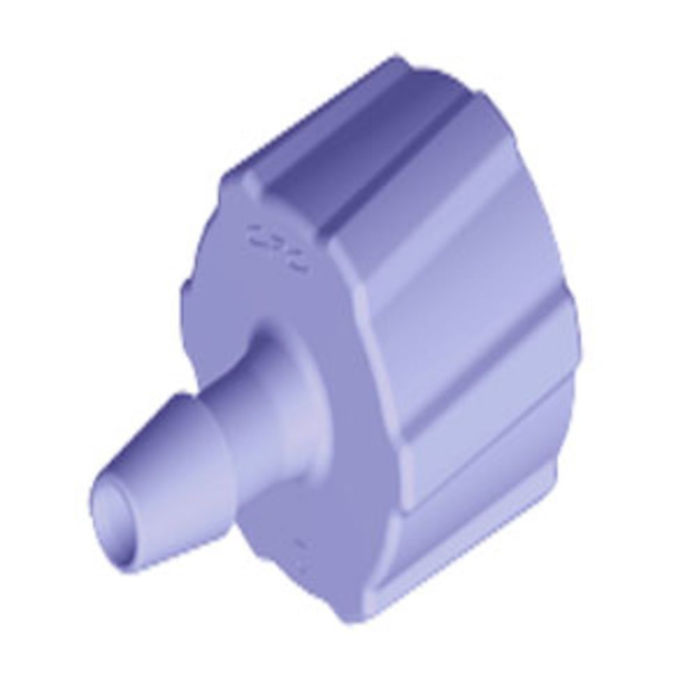 LM4191 Luer Fitting Purple Tint Polycarbonate Male Luer X 1/8 HB