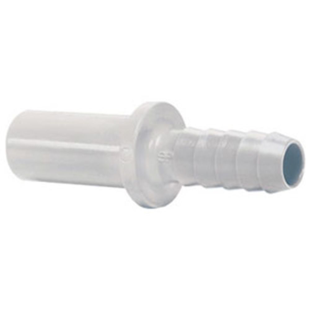 John Guest Polypro Tube to Hose Stem - 1/2 OD Stem x 3/8 ID Barb