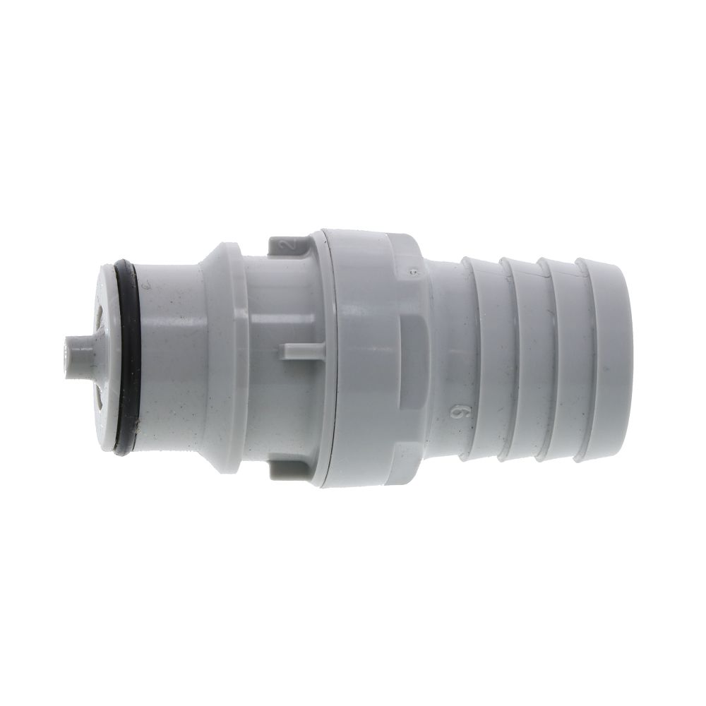 HFCD221212 Valved In-Line Hose Barb Coupling Insert 3/4 ID Barb