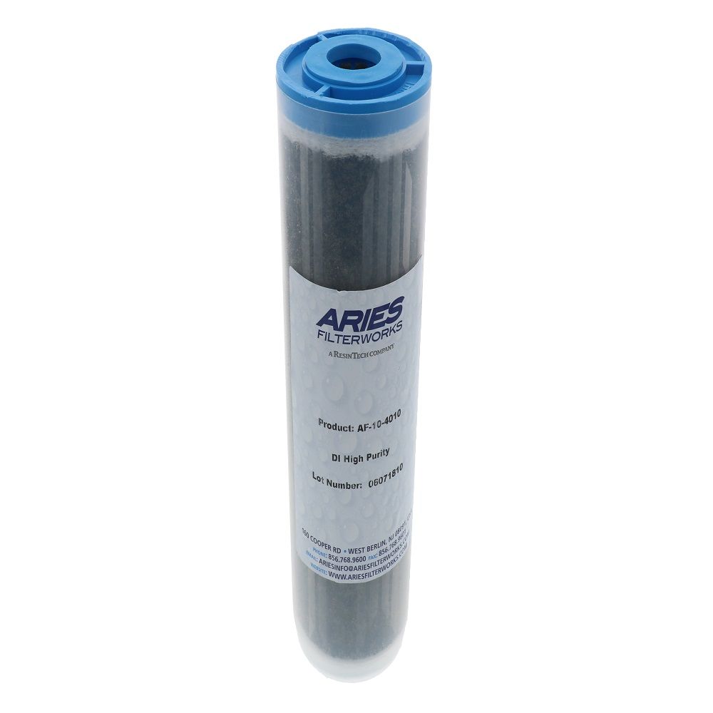 Aries 10" x 2-5/8" SC Grade Mixed Bed Deionization Cartridge
