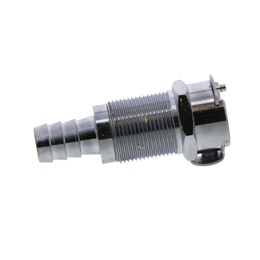 LC16006 Panel Mount Hose Barb Coupling Body 3/8 ID Barb