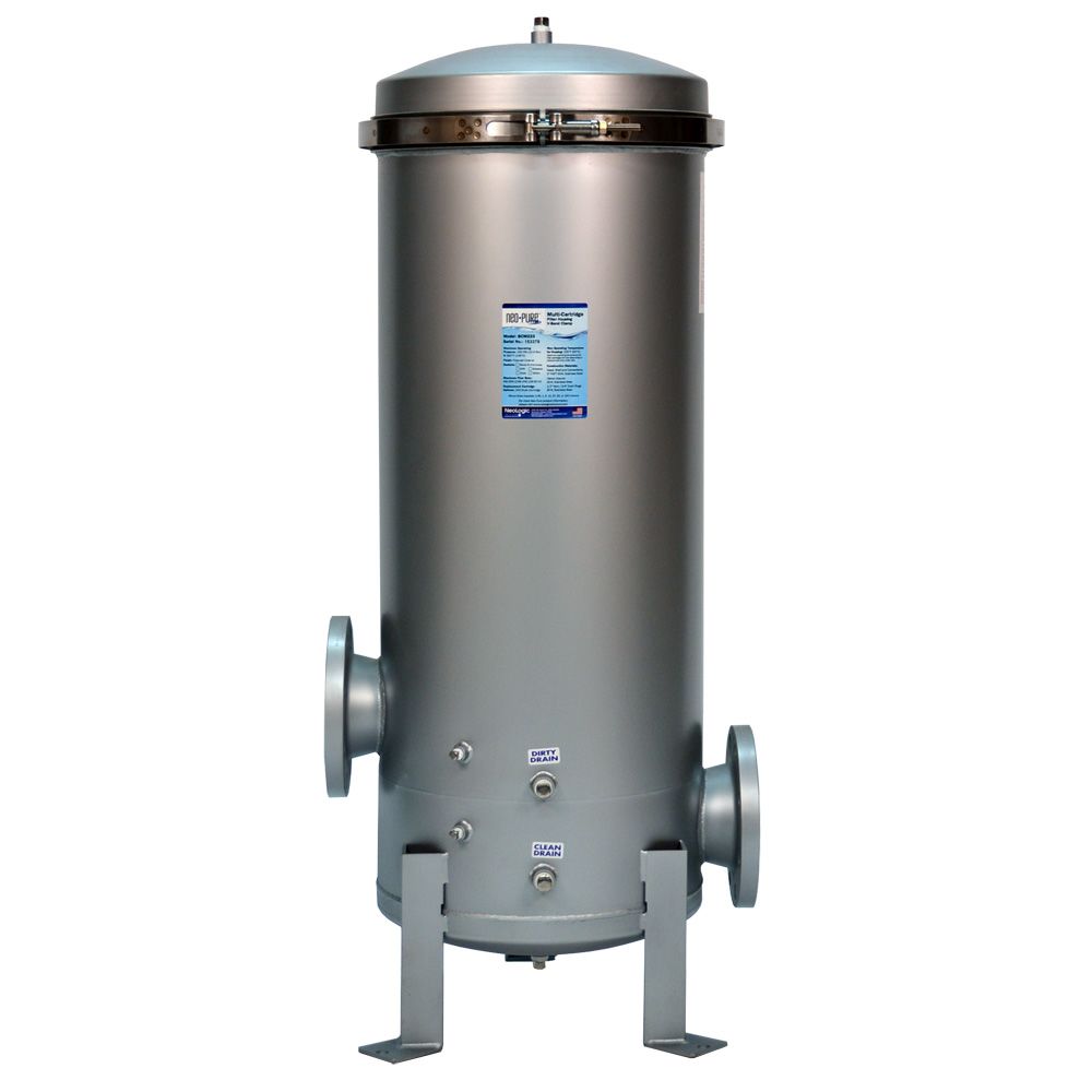 Neo-Pure BCM22 30" Multi-Cartridge Stainless Steel Housing
