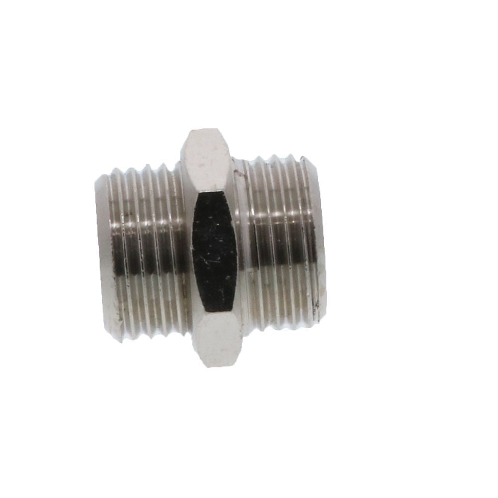 Parker Legris Nickel Plate Brass 1/2" BSPP x 1/2" BSPP