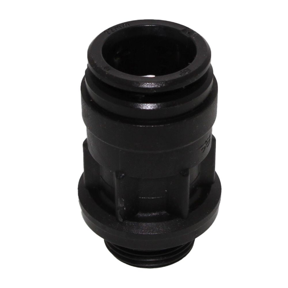 John Guest Male Connector BLACK ACETAL - 28mm x 1" BSP