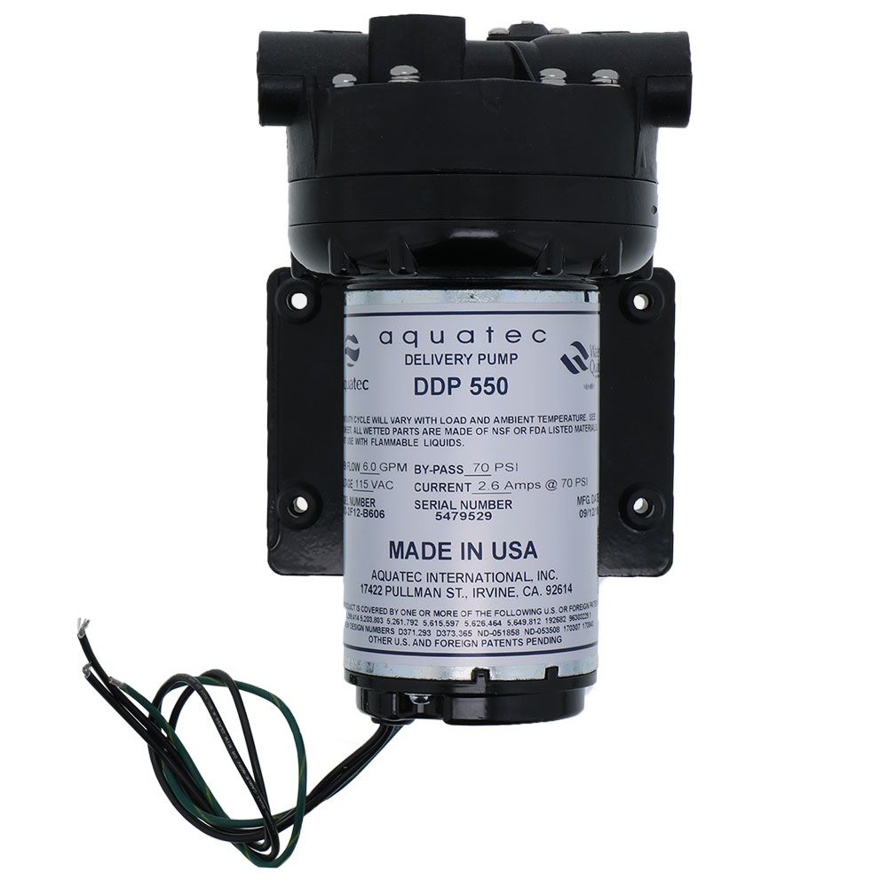 Aquatec 5513-2F12-B606 Pump 6.0 gpm, 1/2 FPT, 115V AC NO Cord