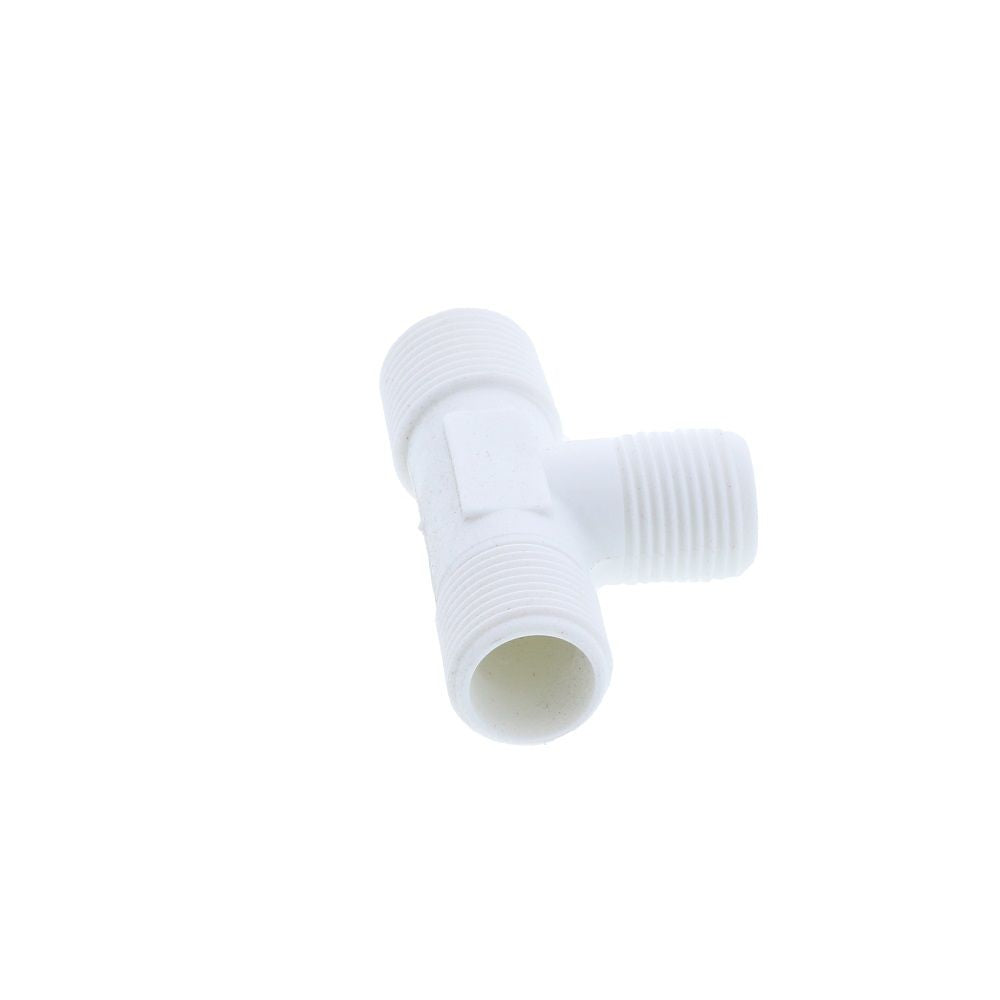JACO 75-6-6-P Polypropylene Male Run Tee 3/8 OD Tube x 3/8 MPT