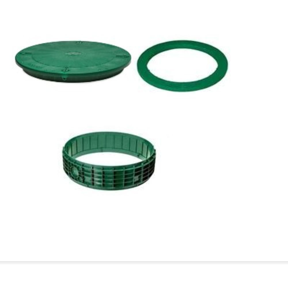 24x6 Inch Tuf-Tite Bundle - 24x6 riser, 24 inch flat lid & 24 inch ring adapter