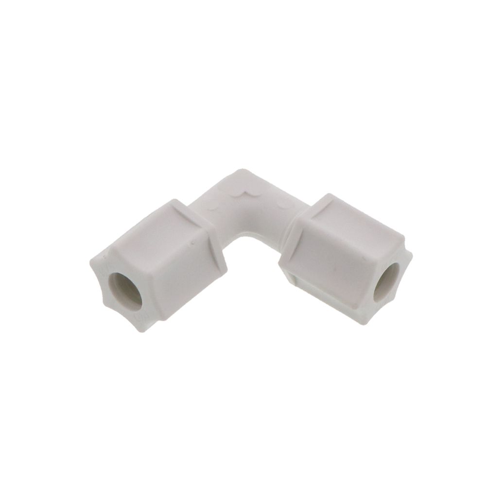 JACO 50-5-P-PG Polypropylene Union Elbow 5/16 OD Tube x 5/16 OD Tube