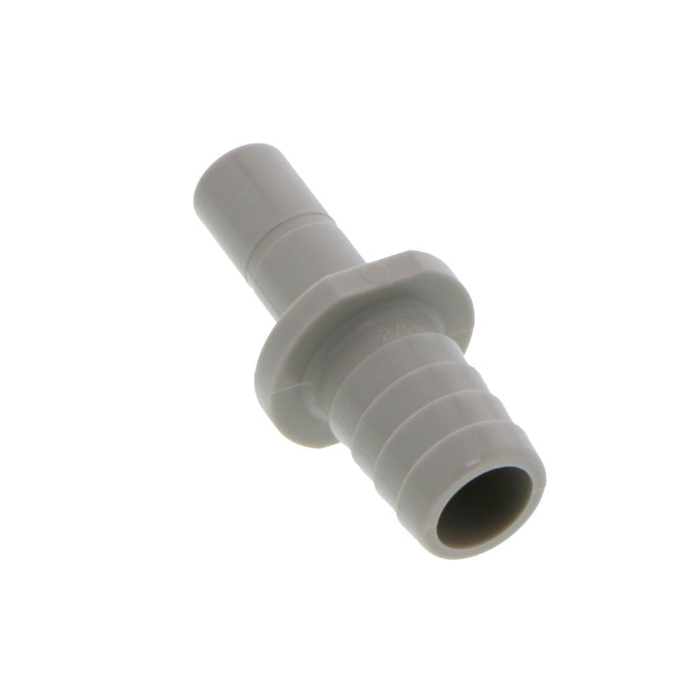 DMfit Stem Barb Straight Connector - 3/8" OD Stem x 1/2" ID Barb