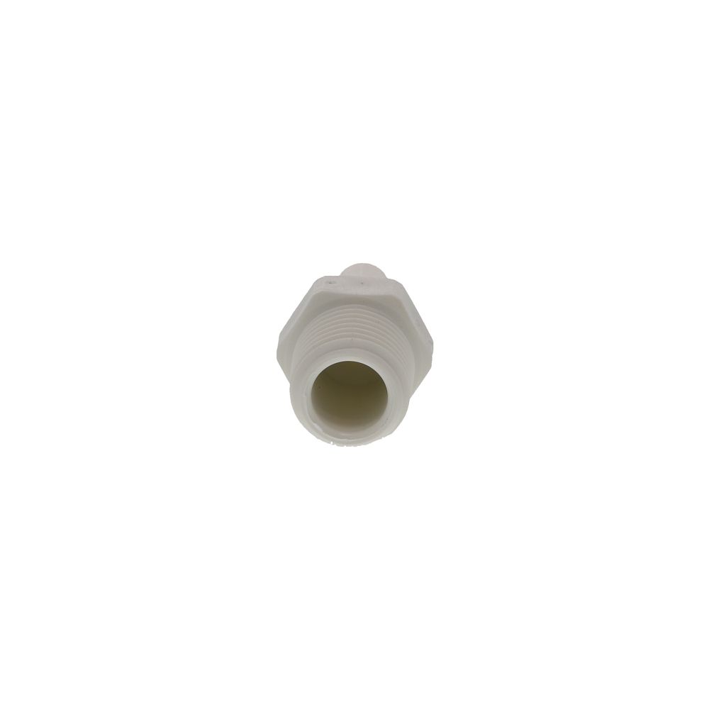 John Guest Stem Adapter Polypro - 1/4 x 1/4 NPTF