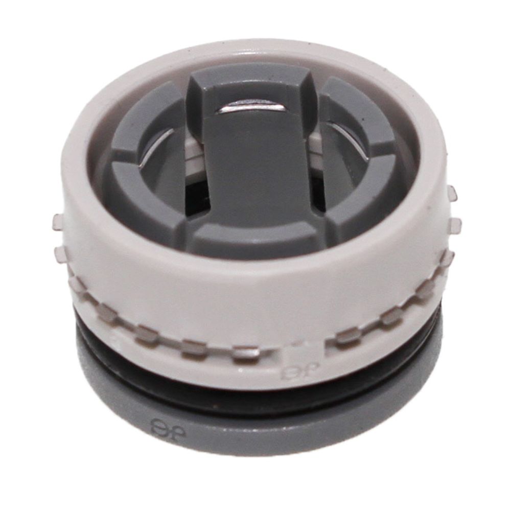 John Guest Plastic Half Cartridge - 3/8 Gray Single Nitrile O-ring