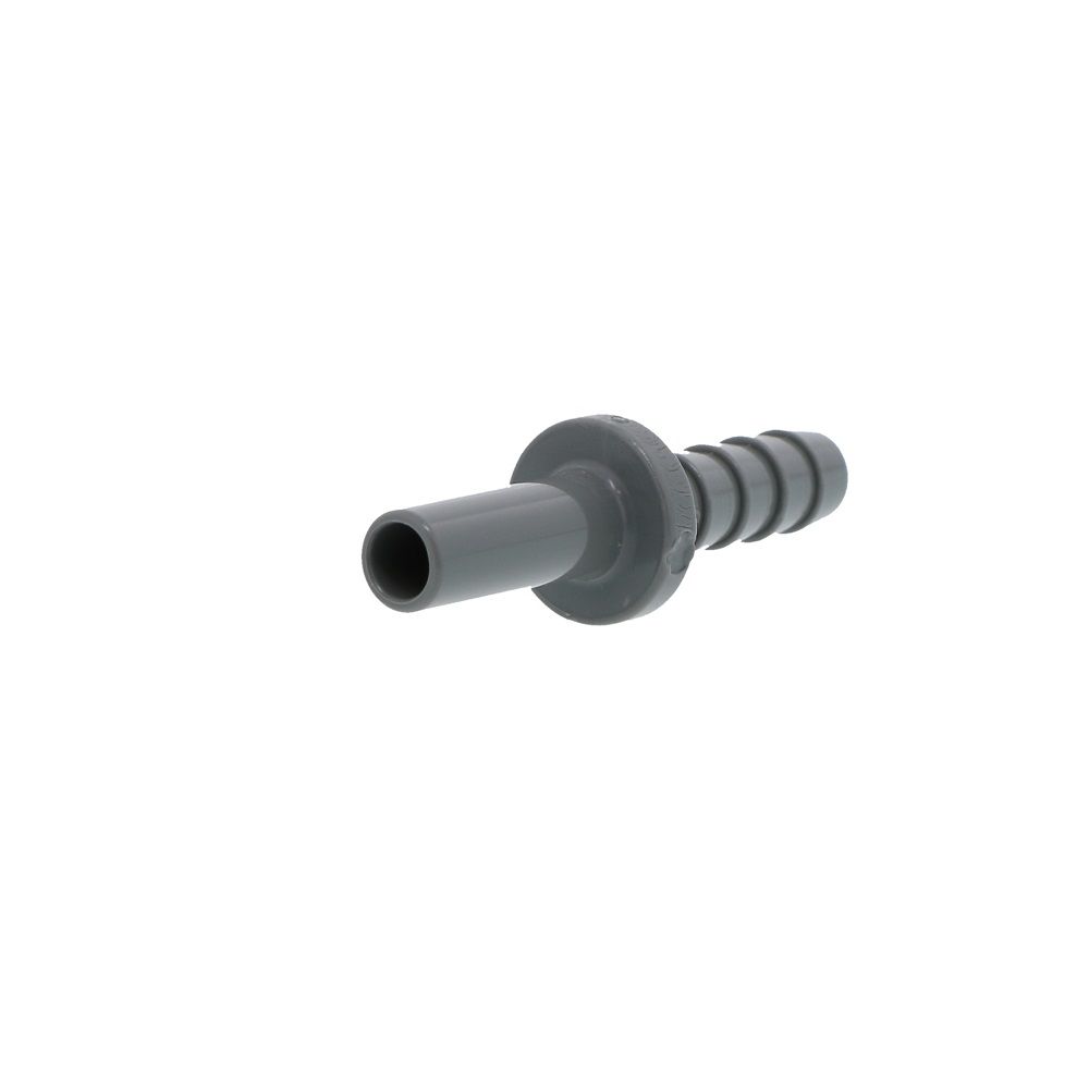 John Guest Stem Barb Connector - 1/4 OD Stem x 1/4 ID Barb