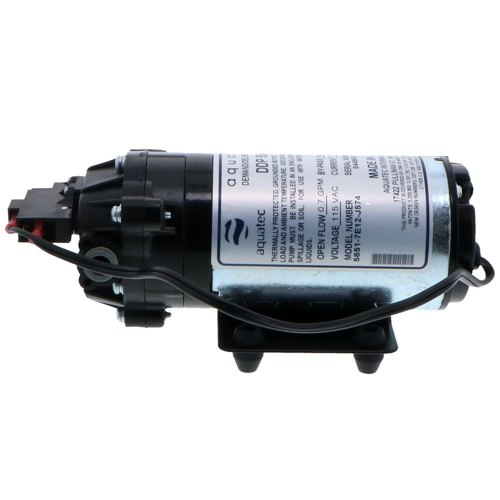 Aquatec 5851-7E12-J574 Pump .7 GPM, 3/8"JG, 115V