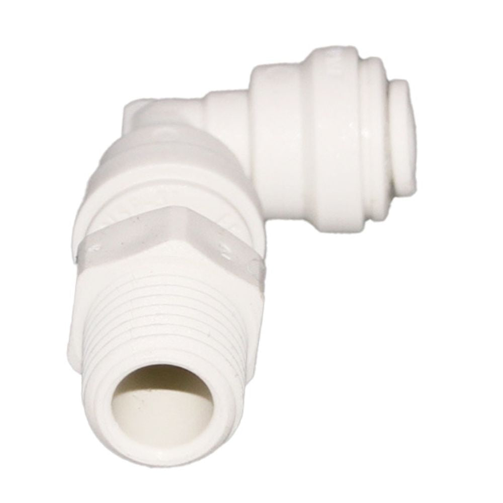 John Guest Swivel Elbow Polypro - 1/4 x 1/4 NPTF