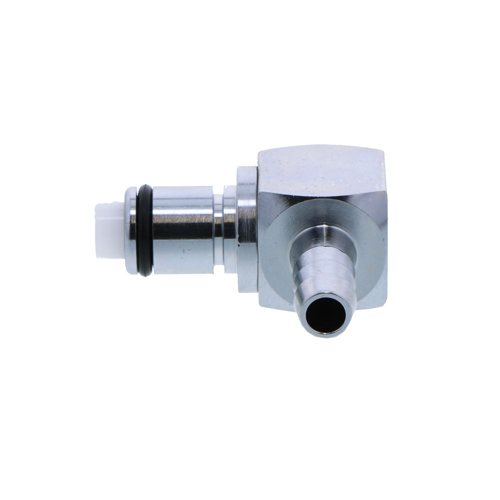 MC4202 Panel Mount Hose Barb Coupling Insert 1/8 ID Barb