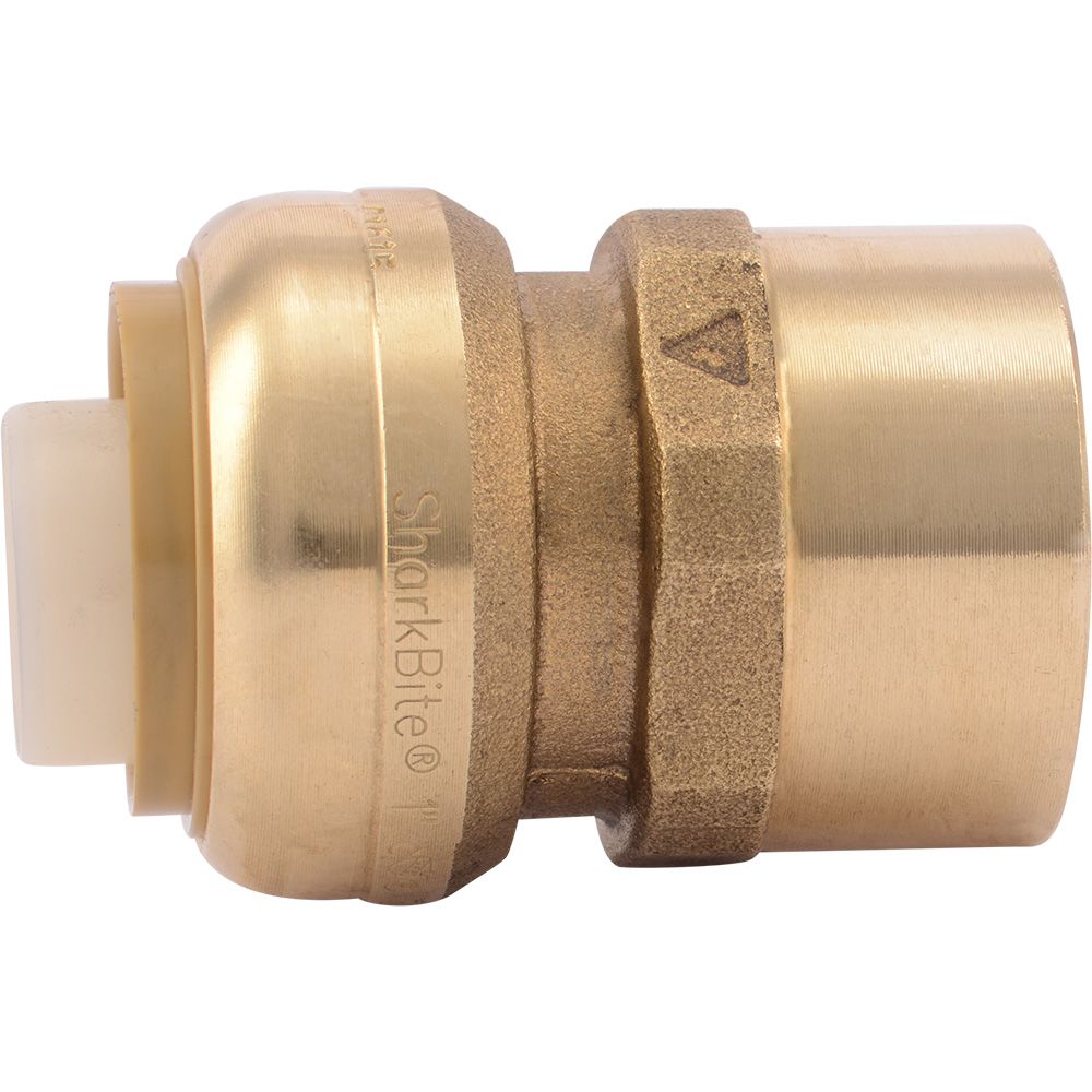SharkBite® U094LF Lead-Free Brass Push-to-Connect Female Adapter - 1" x 1" FPT