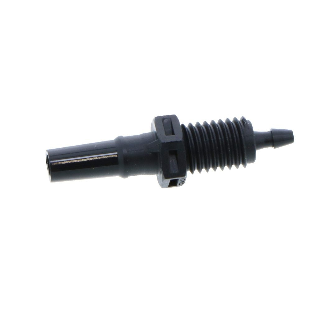 PMLM2131 Luer Fitting Black Nylon Panel Mount Male Luer X 1/16 HB
