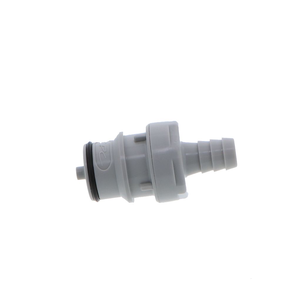 HFCD22612 Valved In-Line Hose Barb Coupling Insert 3/8 ID Barb