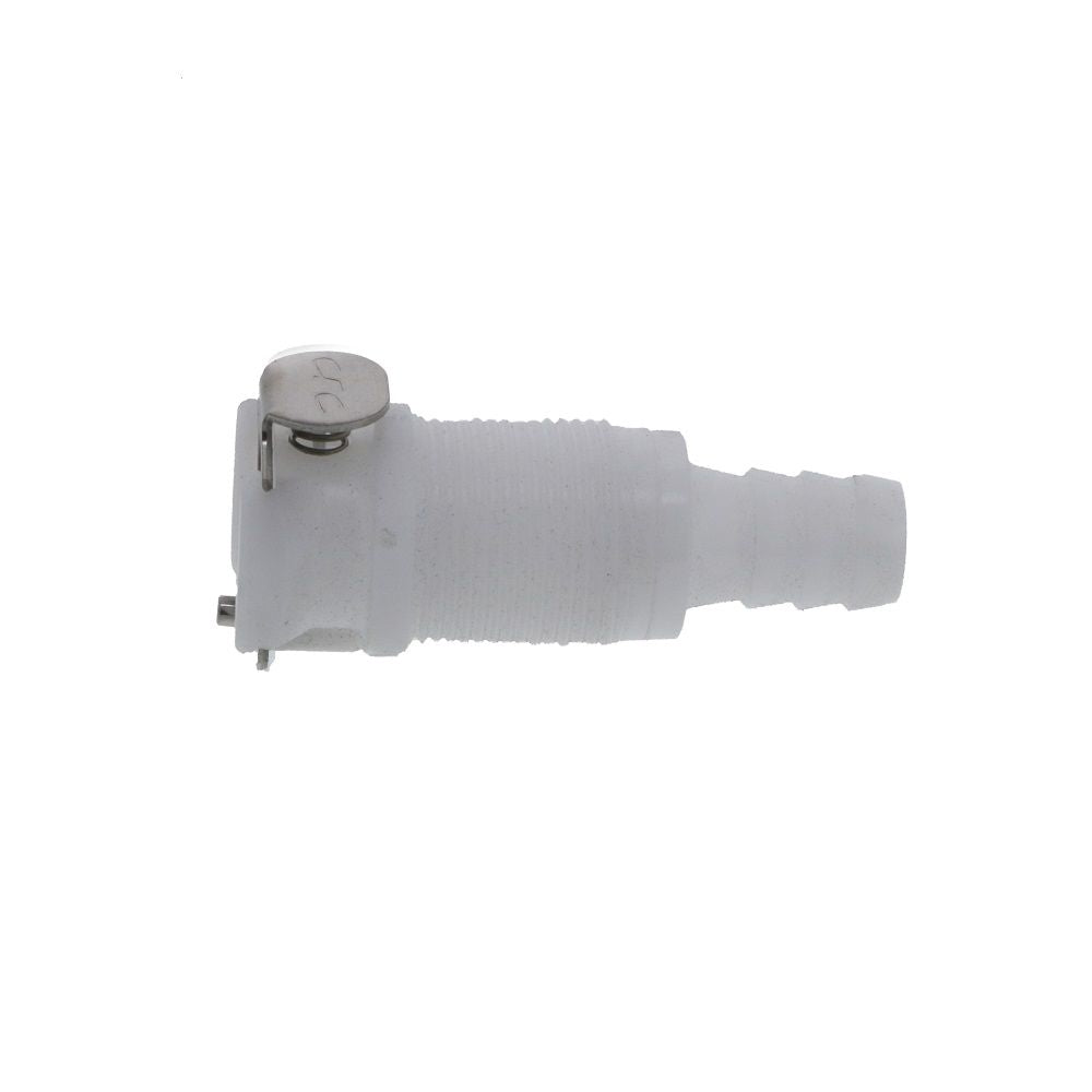 PLC16006 Panel Mount Hose Barb Coupling Body 3/8 ID Barb