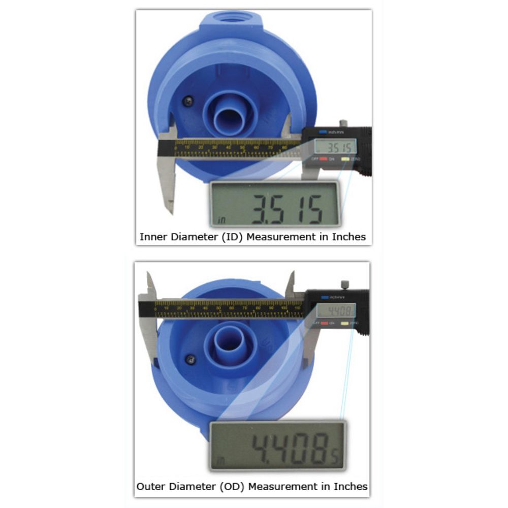 Pentek 154585 Blue Mounting Bracket Cap for 3G Standard Housings No PR - 3/4" FPT