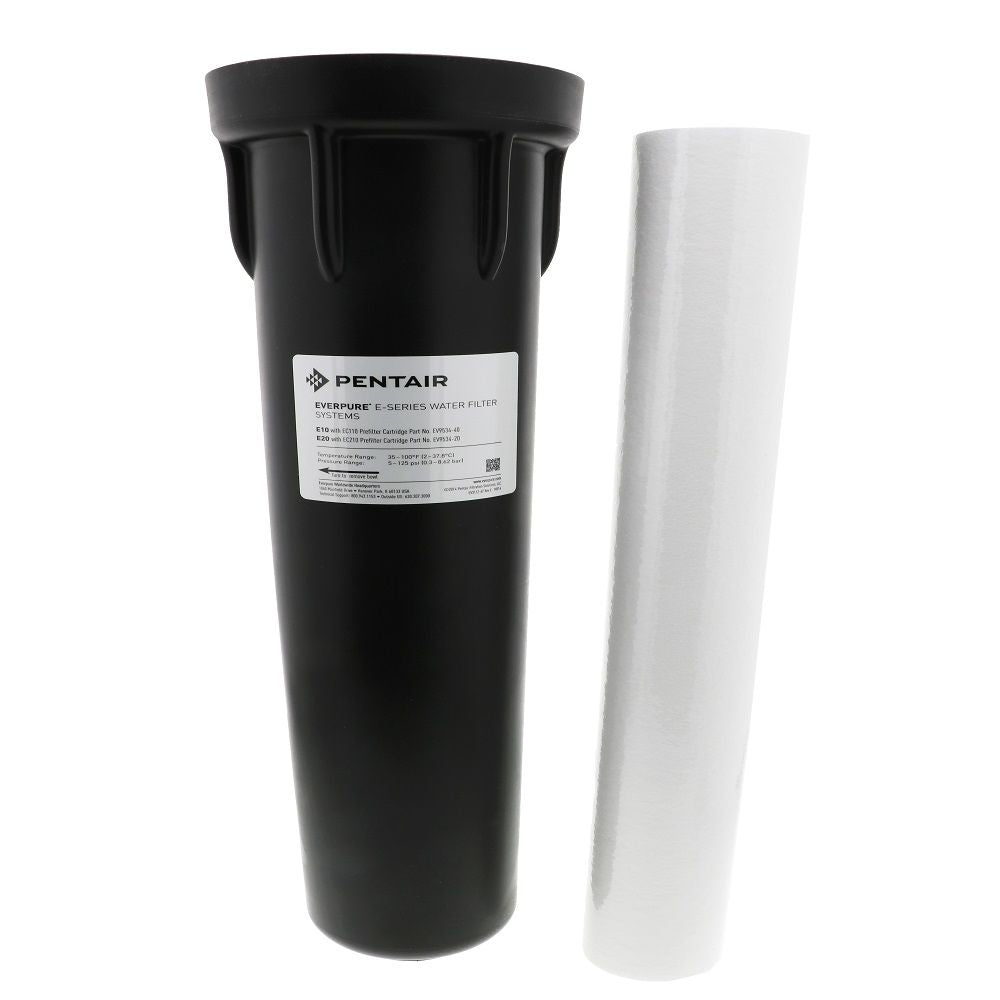 Everpure EV9293-22 Coldrink/Insurice Twin Manifold with 20" Prefilter