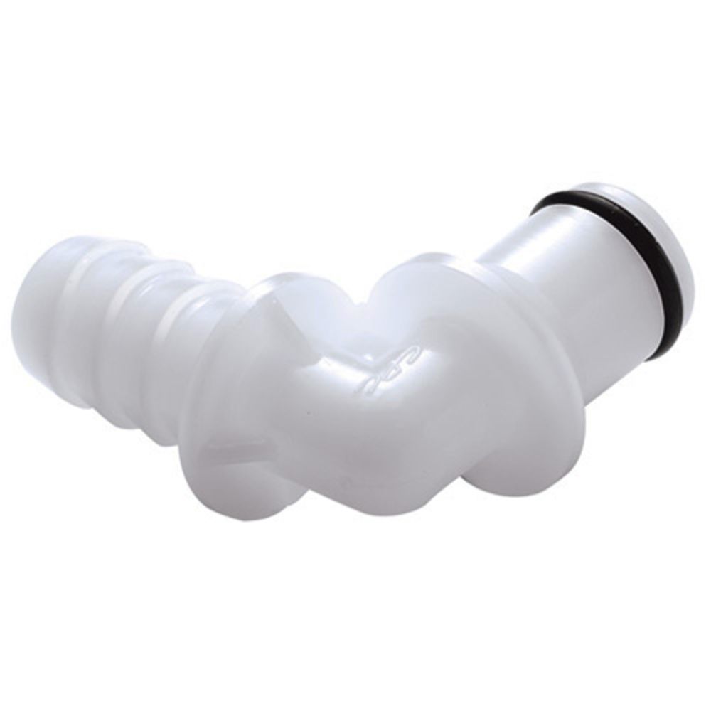 PLC23006 Elbow Hose Barb Coupling Insert 3/8 ID Barb