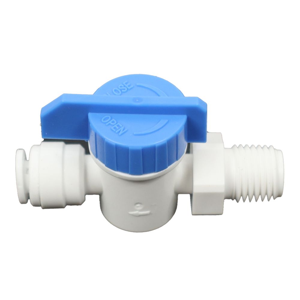 Inline Male Ball Valve 1/4 qc x 1/4 NPT