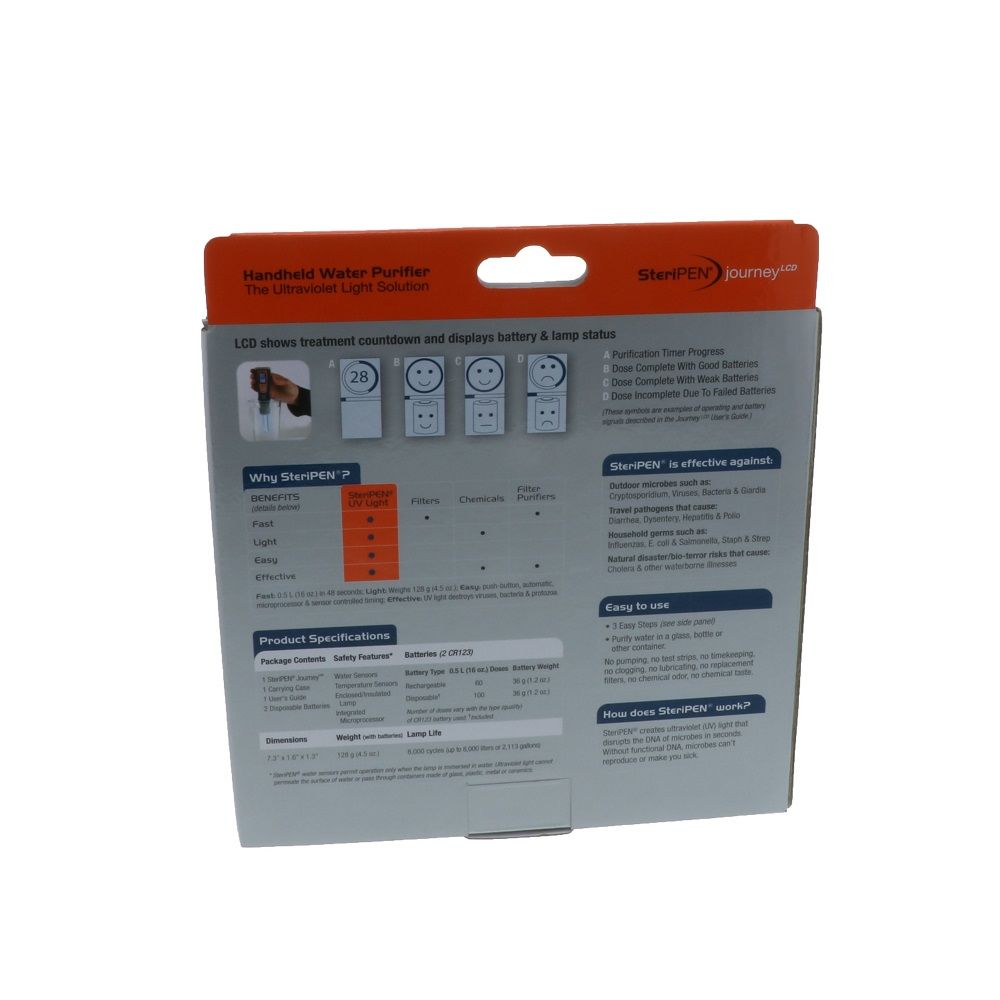 SteriPEN Journey LCD Water Purifier