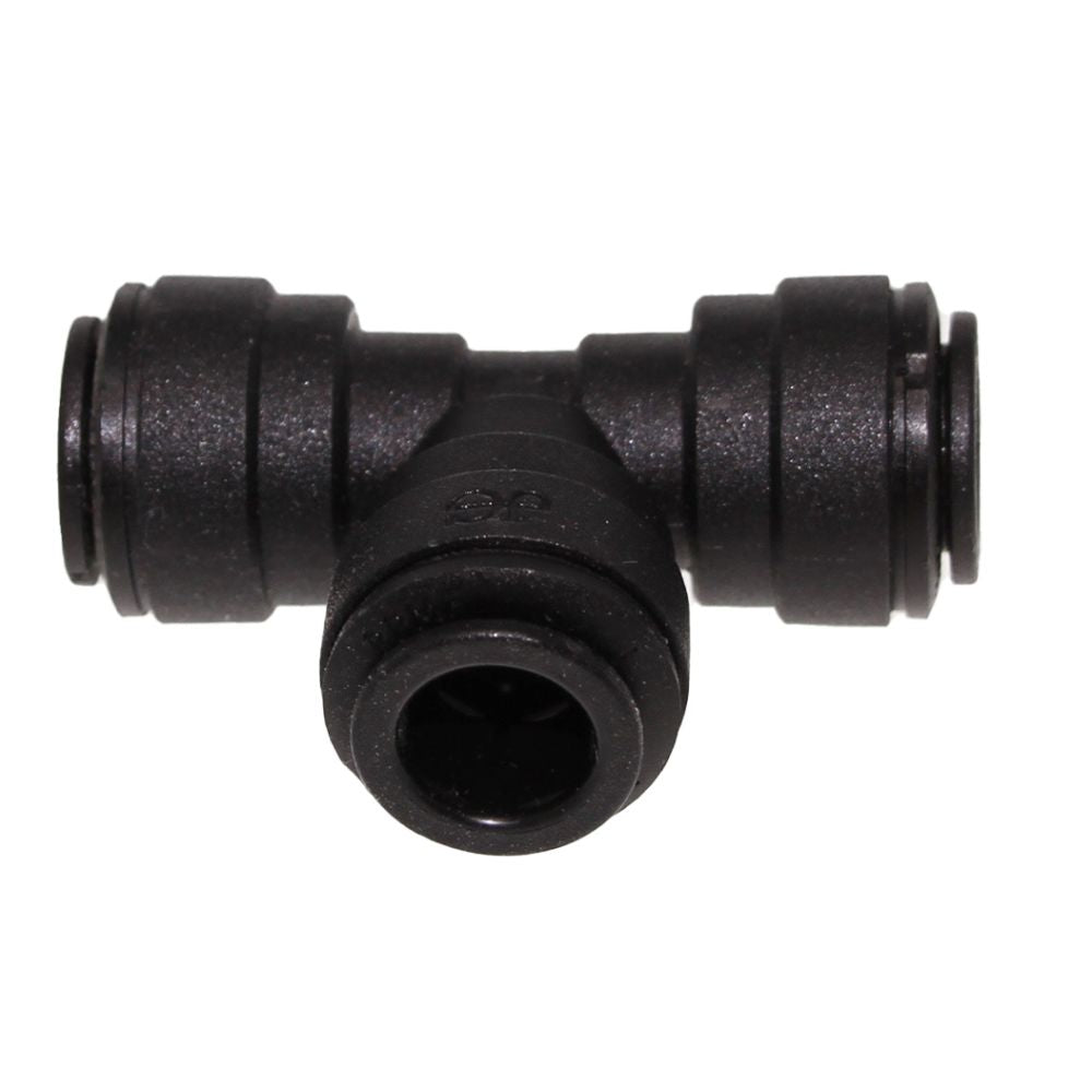 John Guest Union Tee BLACK ACETAL - 4mm