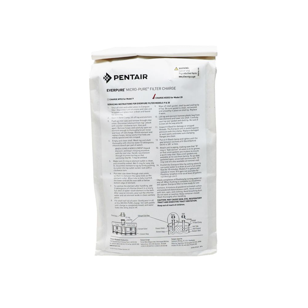 Everpure EV969000 Micro-Pure Filter Charge 2053 T-20