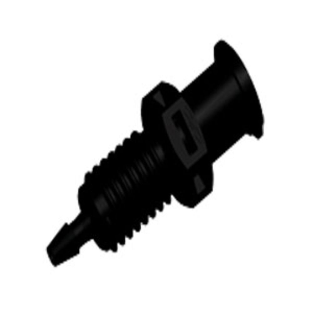 PMLF2131 Luer Fitting Black Nylon Panel Mount Female Luer X 1/16 HB