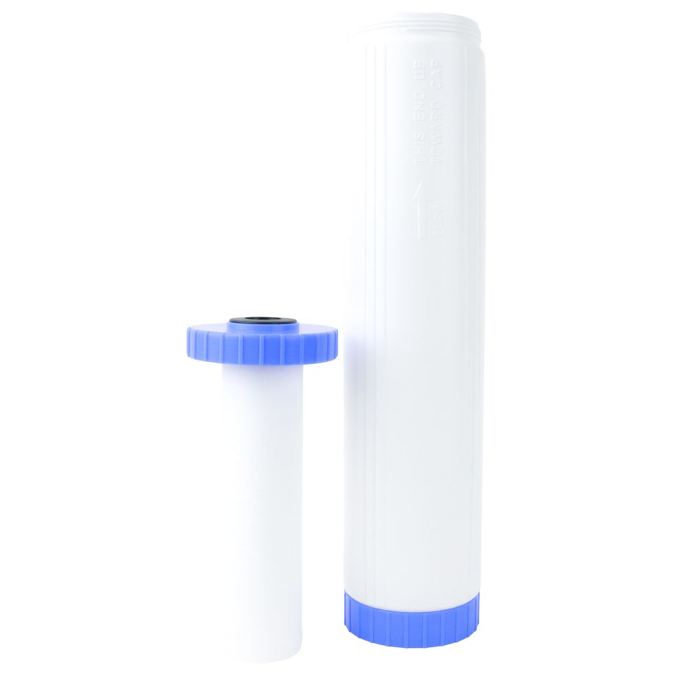 Refillable Empty Cartridge White w/MB Filter