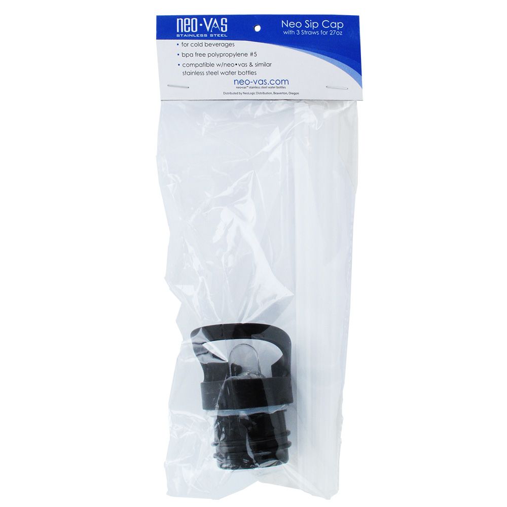 Neo-Vas Neo Sip Cap with Straws for 27 oz. Bottle