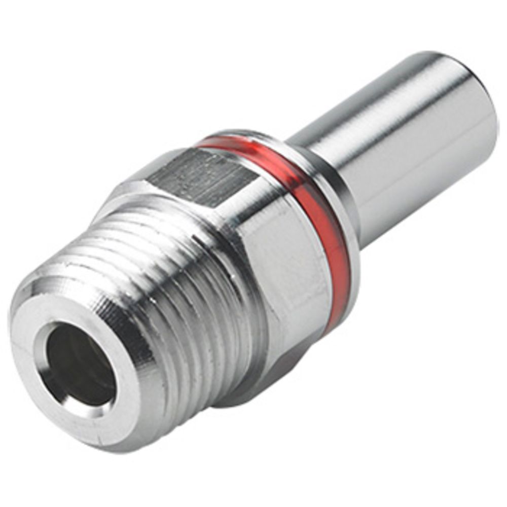 RPLQ4D24006RED Rack and Panel Insert Straight Thread Port 3/8 NPT Warm Red