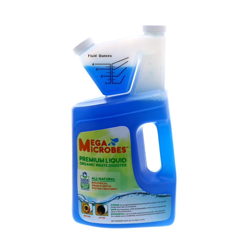 MegaMicrobes MML-64FL Liquid Premium Organic Waste Digester 64oz