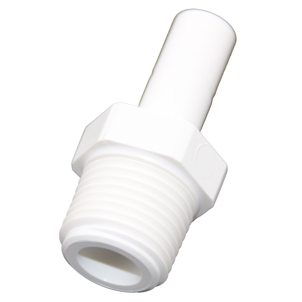 NeoFit - Polypropylene Natural White Stem Adapter 3/8" Stem x 3/8" NPTF