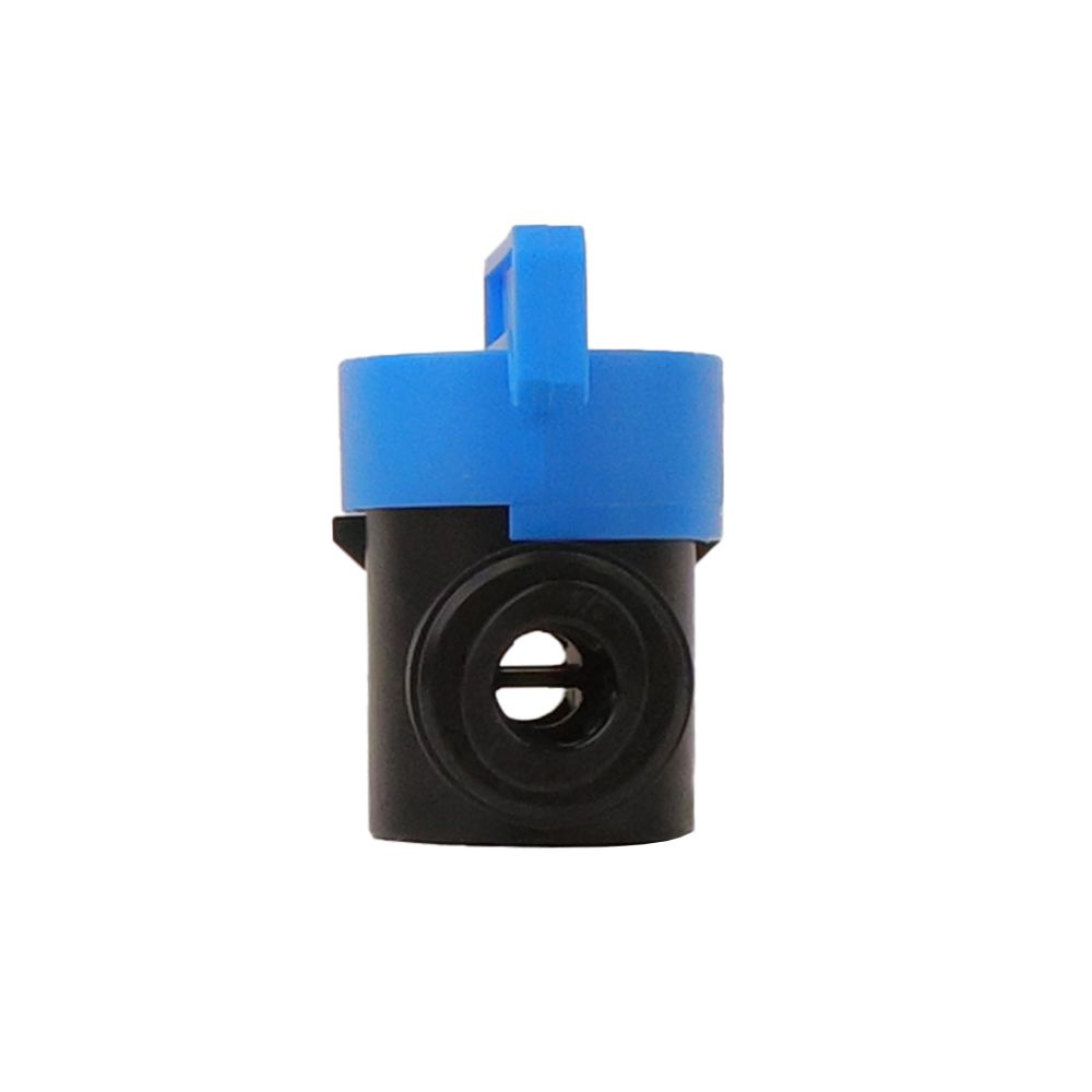 NeoFit - Acetal Black Shut-Off Valve Male 3/8" OD x 3/8" NPTF