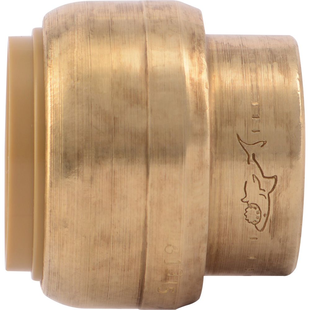 SharkBite® U518LF Lead-Free Brass Push-to-Connect End Stop - 3/4"