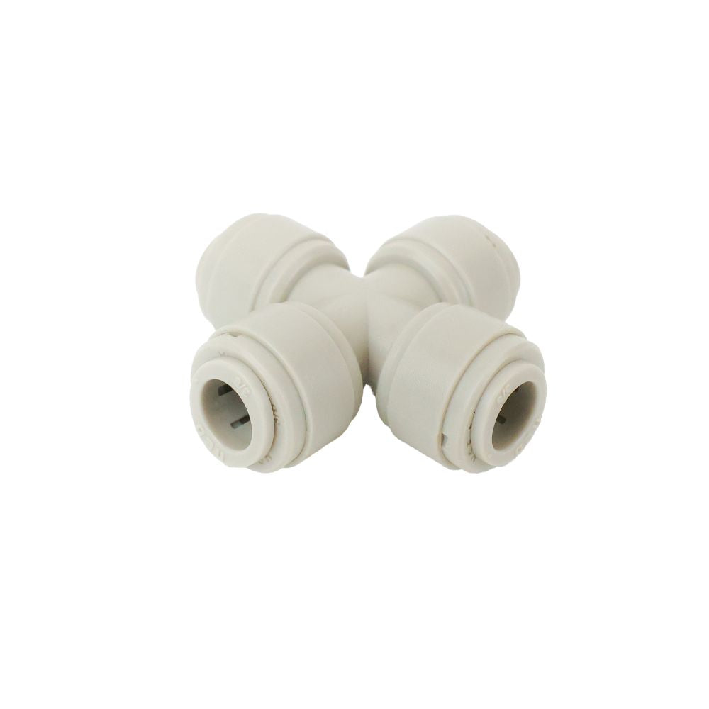 NeoFit - Acetal Gray Union Cross 3/8" tube