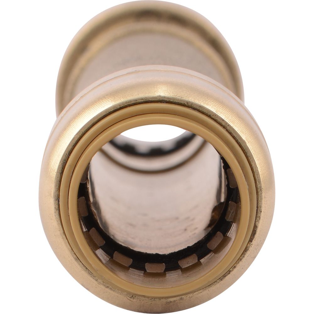 SharkBite® U3008LF Lead-Free Brass Push-to-Connect Slip Coupling - 1/2" x 1/2"