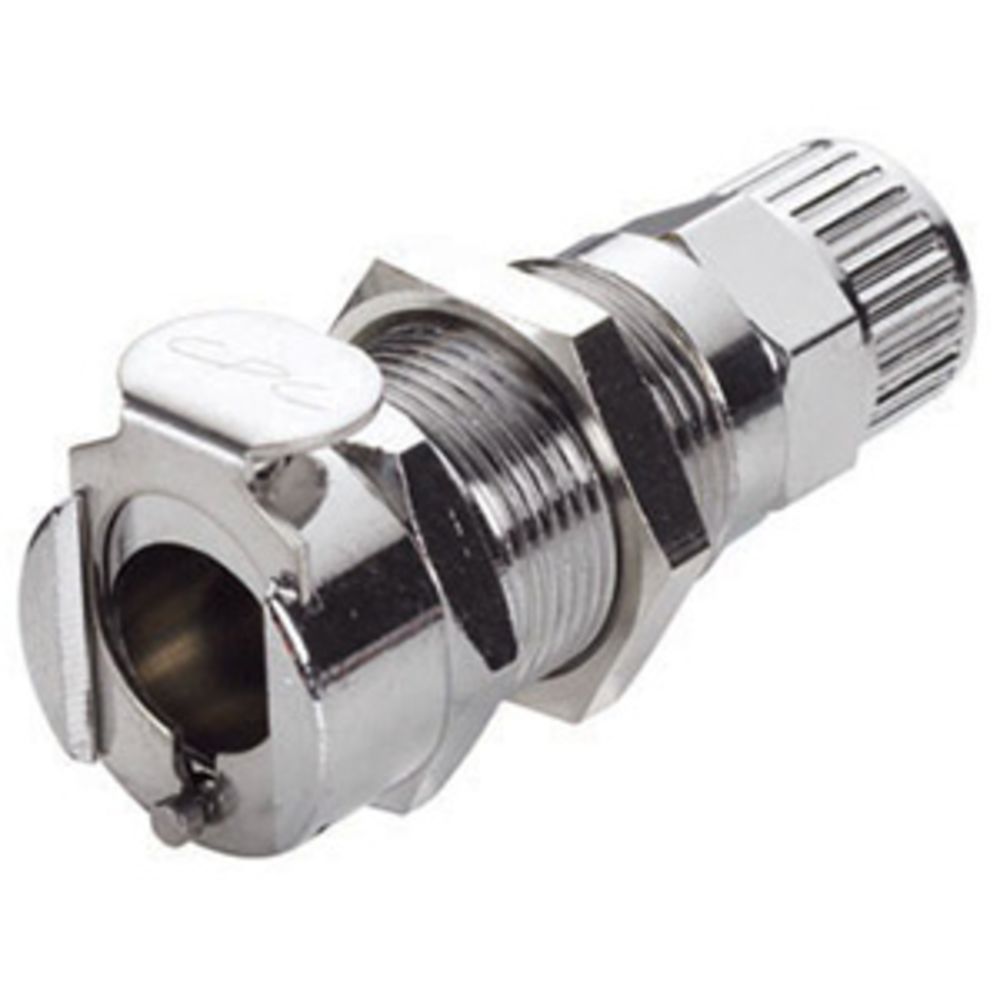 LCD12006 Valved Panel Mount PTF Coupling Body 3/8 PTF