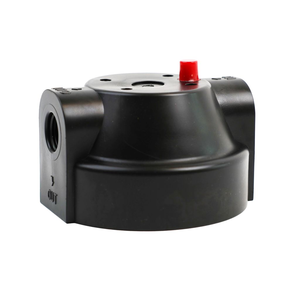 20" Neo-Pure SlimLine Filter Housing Blue Sump/Black Cap 1/2" w/ Pressure Relief